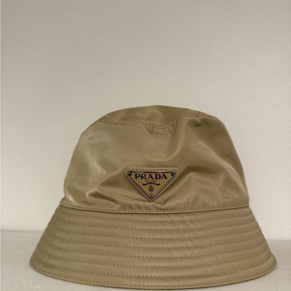 Prada Beige Bucket Hat